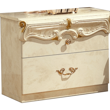 Barocco Ivory Nightstand