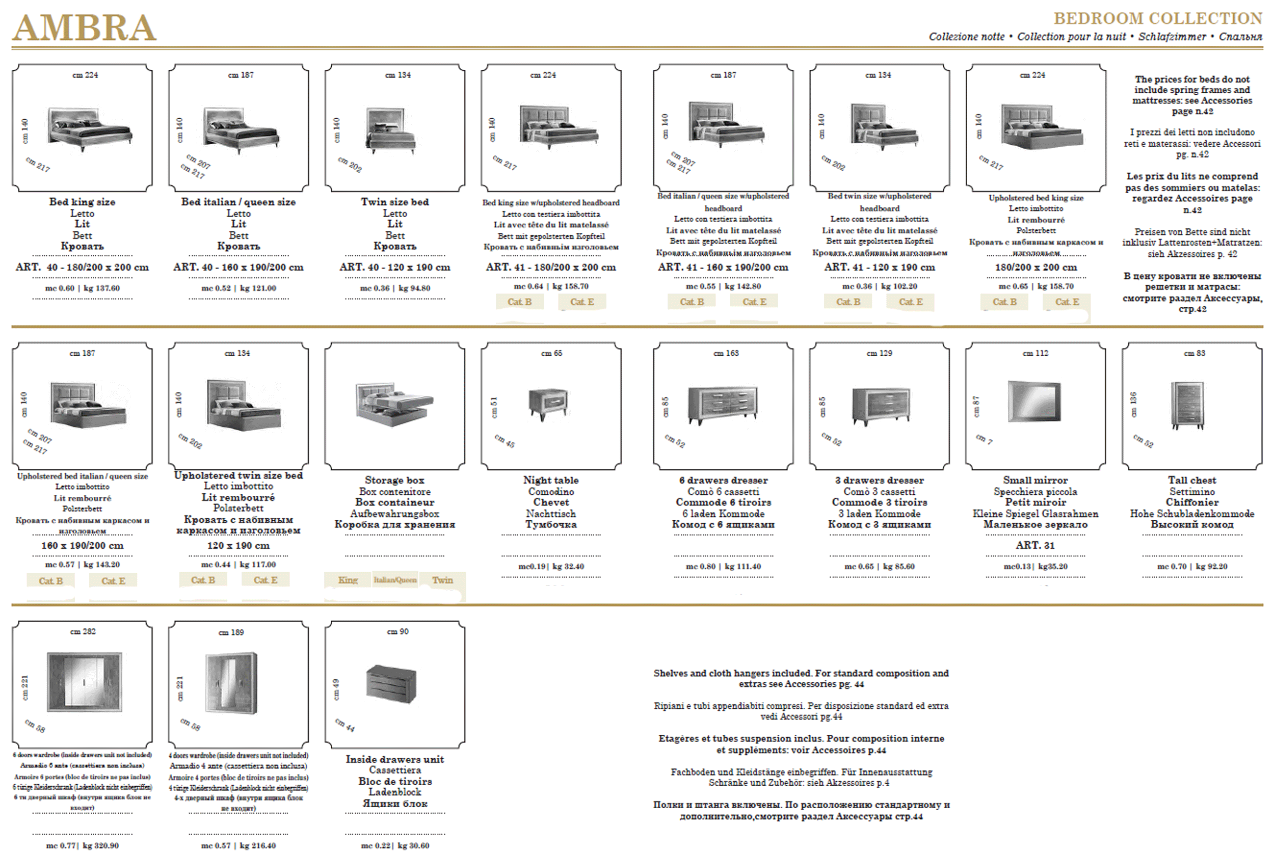 ArredoAmbra Bedroom by Arredoclassic with double dresser - Image 10