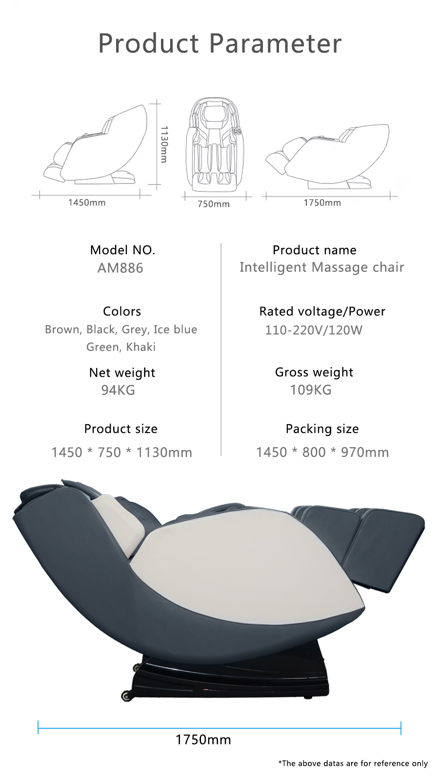 AM886 Massage Chair - Image 4