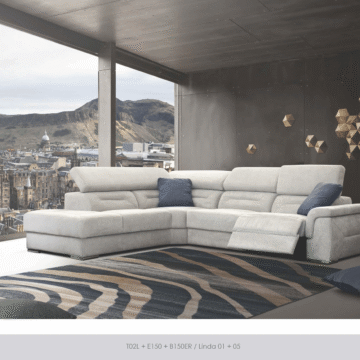 Domino Sectional w/recliner