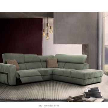 Rezzo Sectional w/Recliner