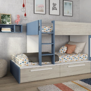 Barocco QS Bed Black/Silver