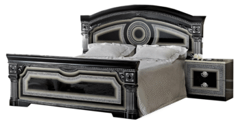 Aida Bed Black/Silver