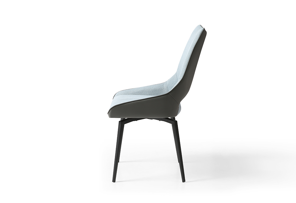 1239 Swivel dining chair Blue/Dark - Image 7