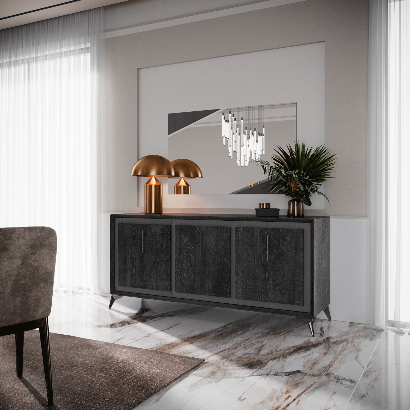 Krystal Buffet w/ Mirror - Image 3