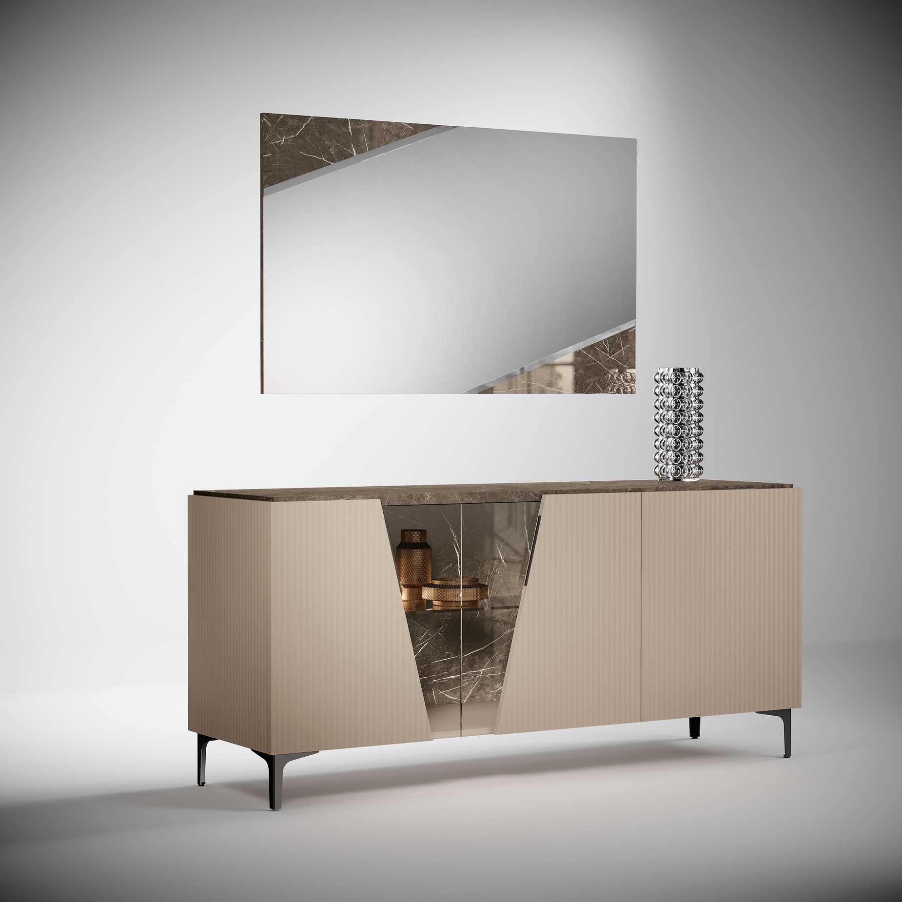 Fidia Mirror for Buffet - Image 2