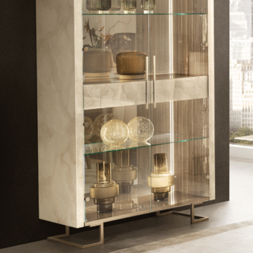 Luce 2 Door Cabinet w/Drawer