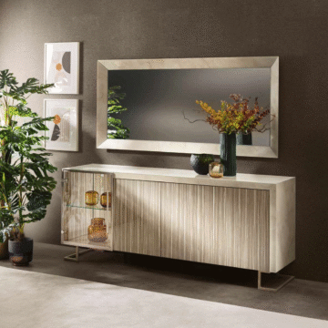 Luce 4 Door Buffet w/ Mirror
