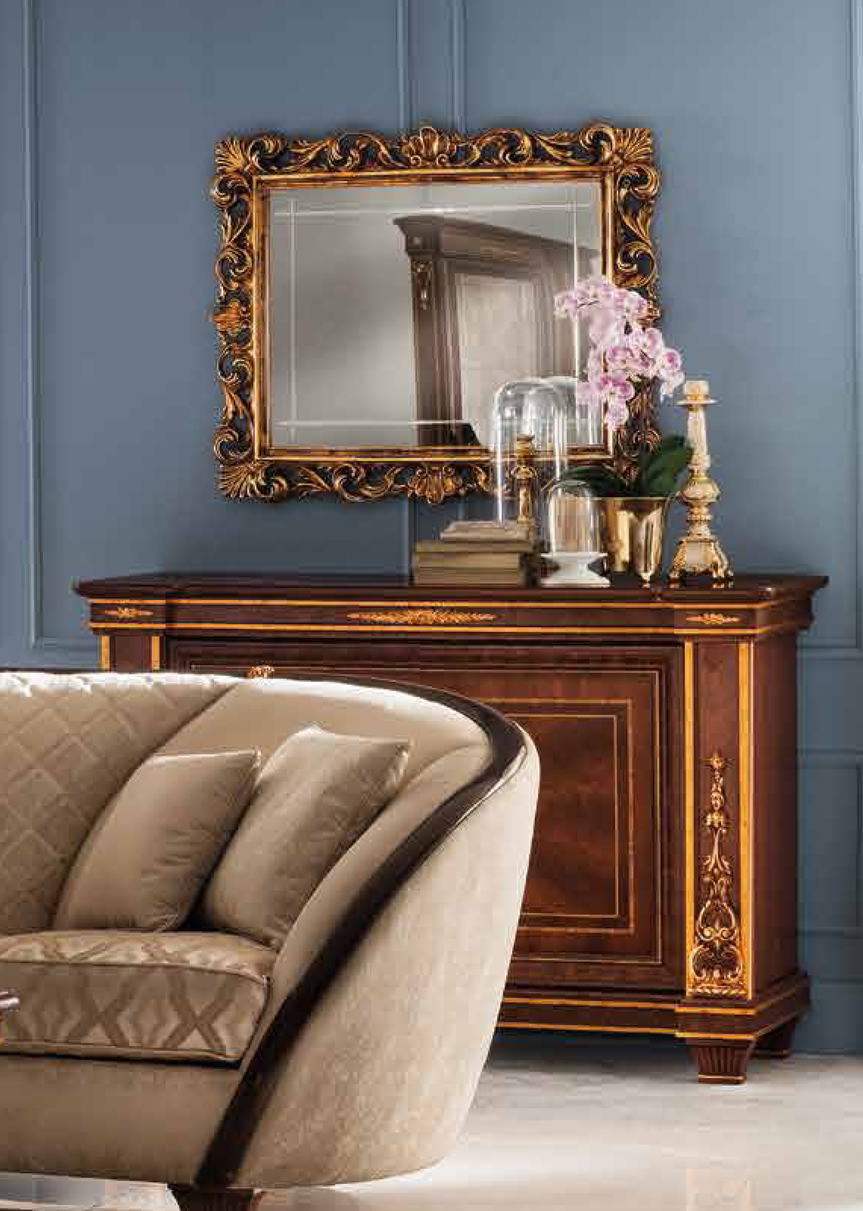 Modigliani Buffet w/Large Mirror Art 240 by Arredoclassic - Image 3