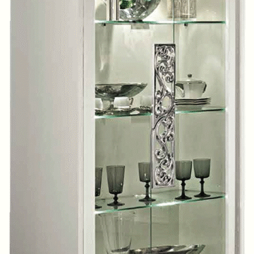 Roma 2-Door Curio White