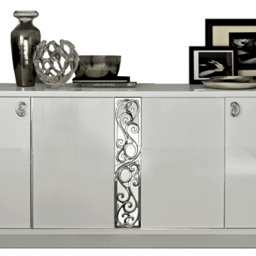 Roma 4-Door Buffet White