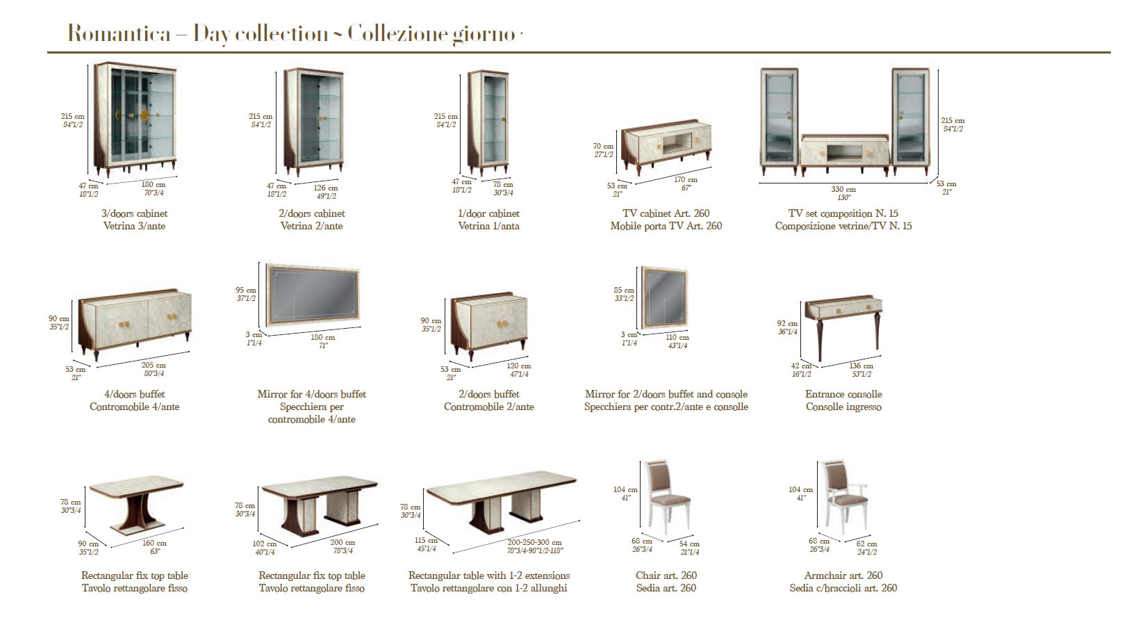 Romantica 4 Door buffet - Image 3