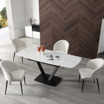 109 Dining Table with 2107 Chairs