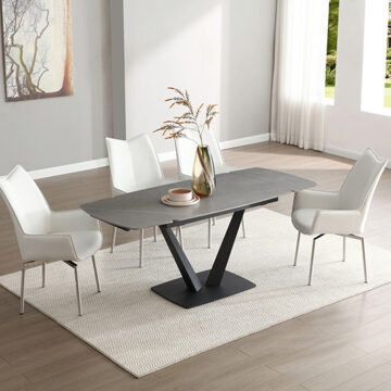 109 Grey Table with 1218 Chairs