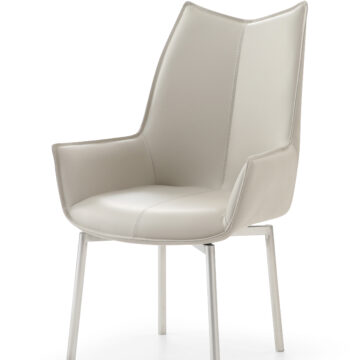 1218 swivel dining chair Grey Taupe