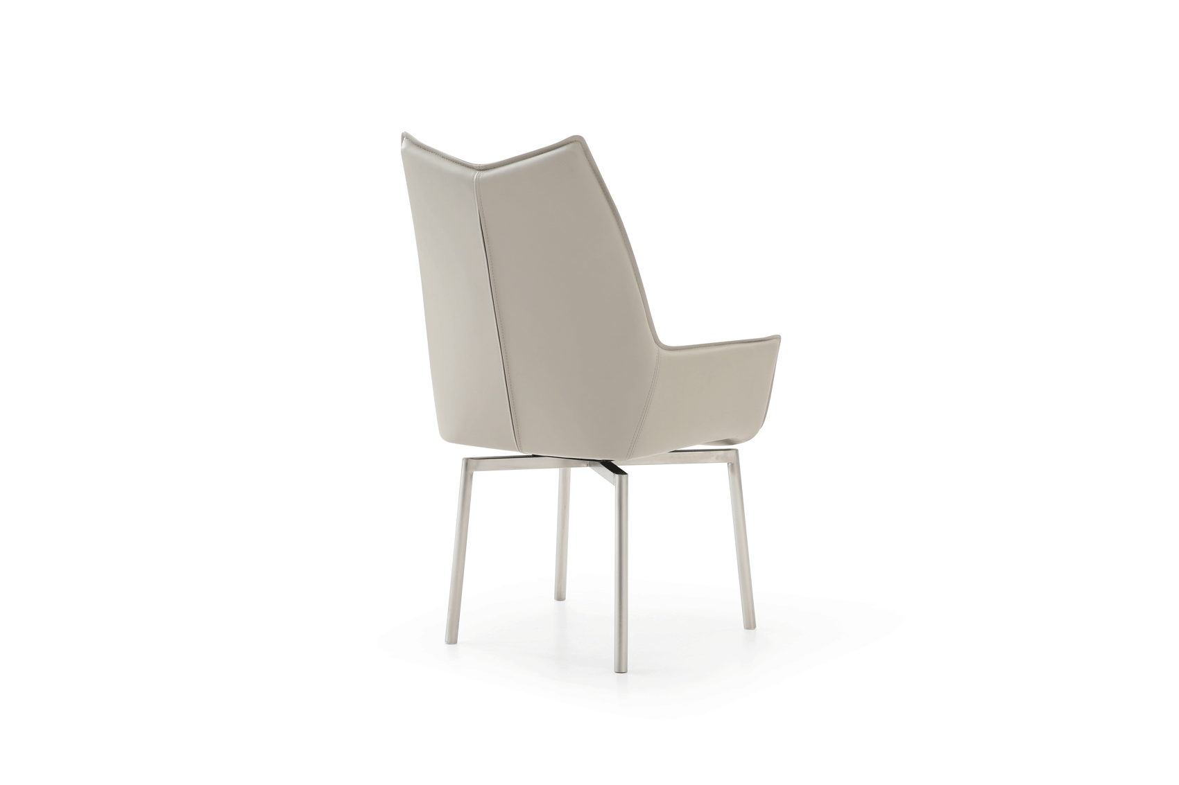1218 swivel dining chair Grey Taupe - Image 5