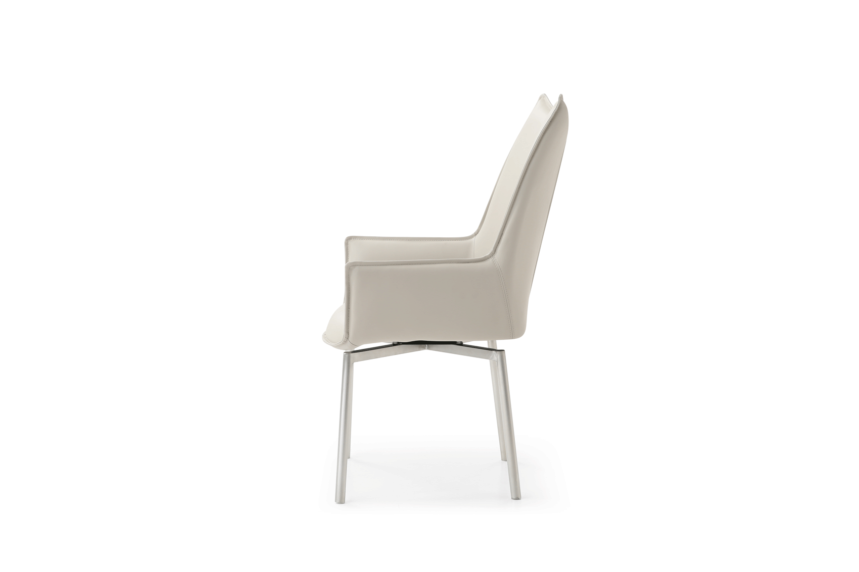 1218 swivel dining chair Grey Taupe - Image 7