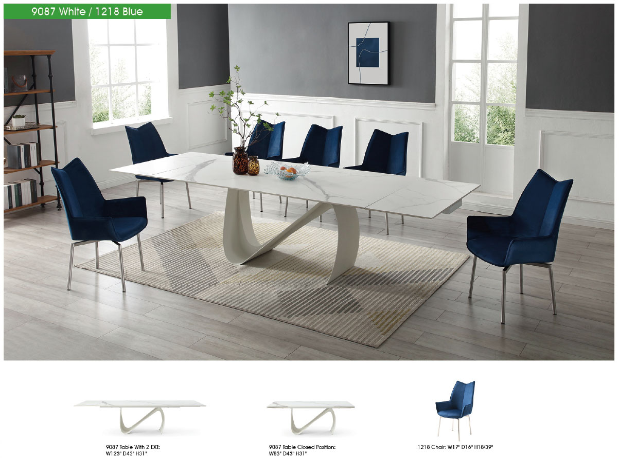 Cloud Table with 1218 swivel grey taupe chairs - Image 2