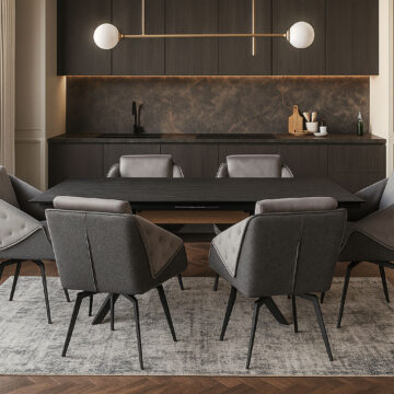 Aurora Onyx Dining set
