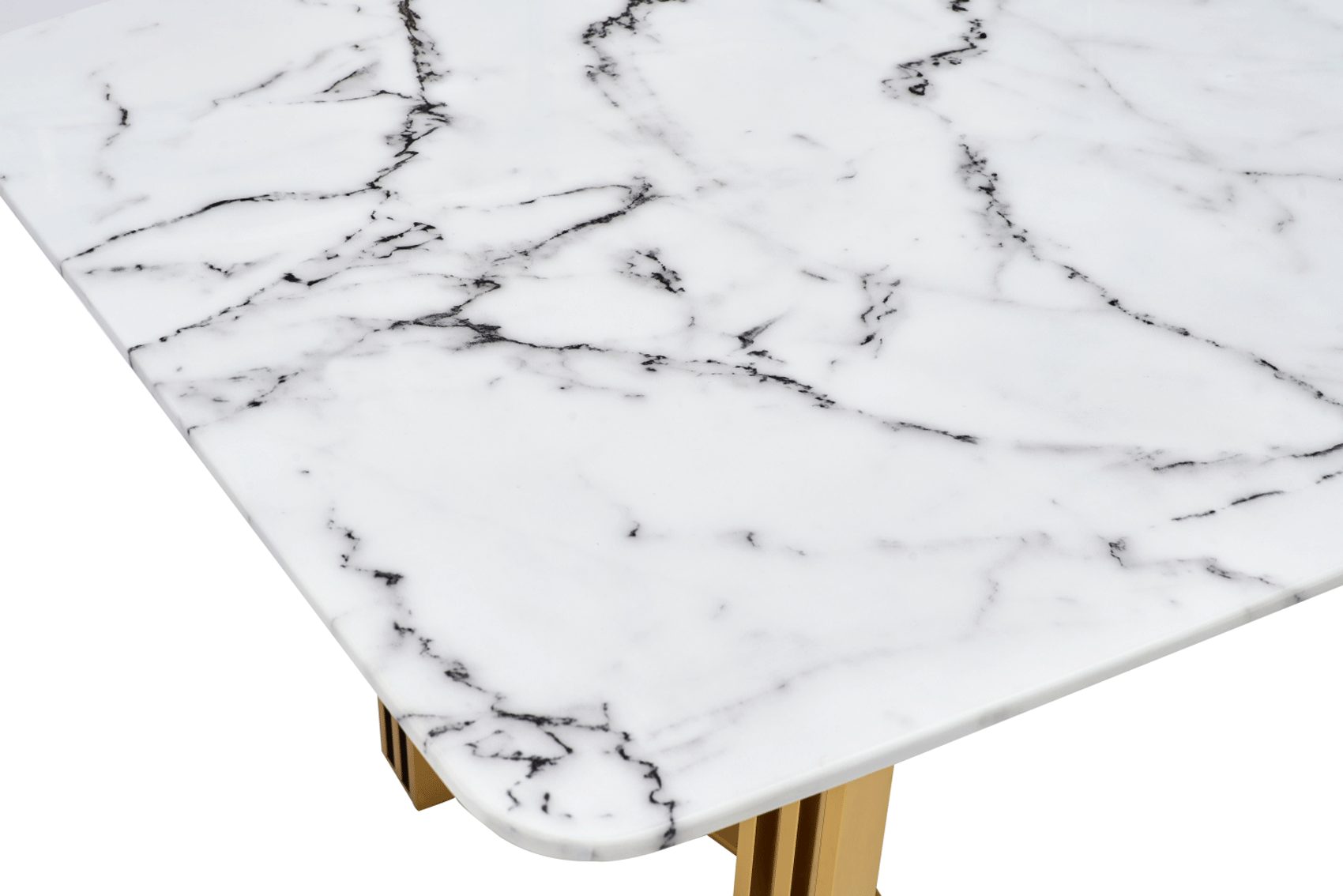 131 Gold Marble Dining Table - Image 8