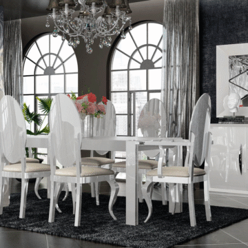 Carmen White Dining Room