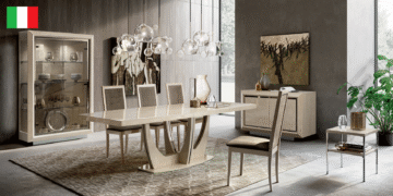 Elite Dining Ivory Betulla Sabbia
