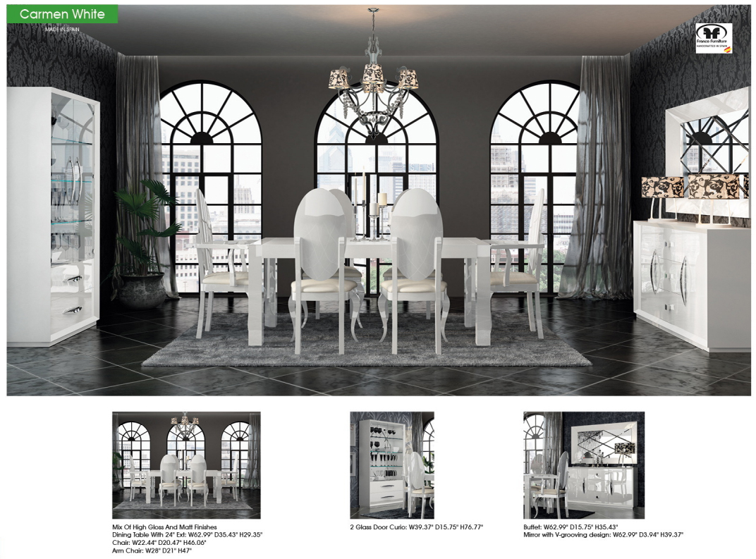 Carmen White Dining Room - Image 3