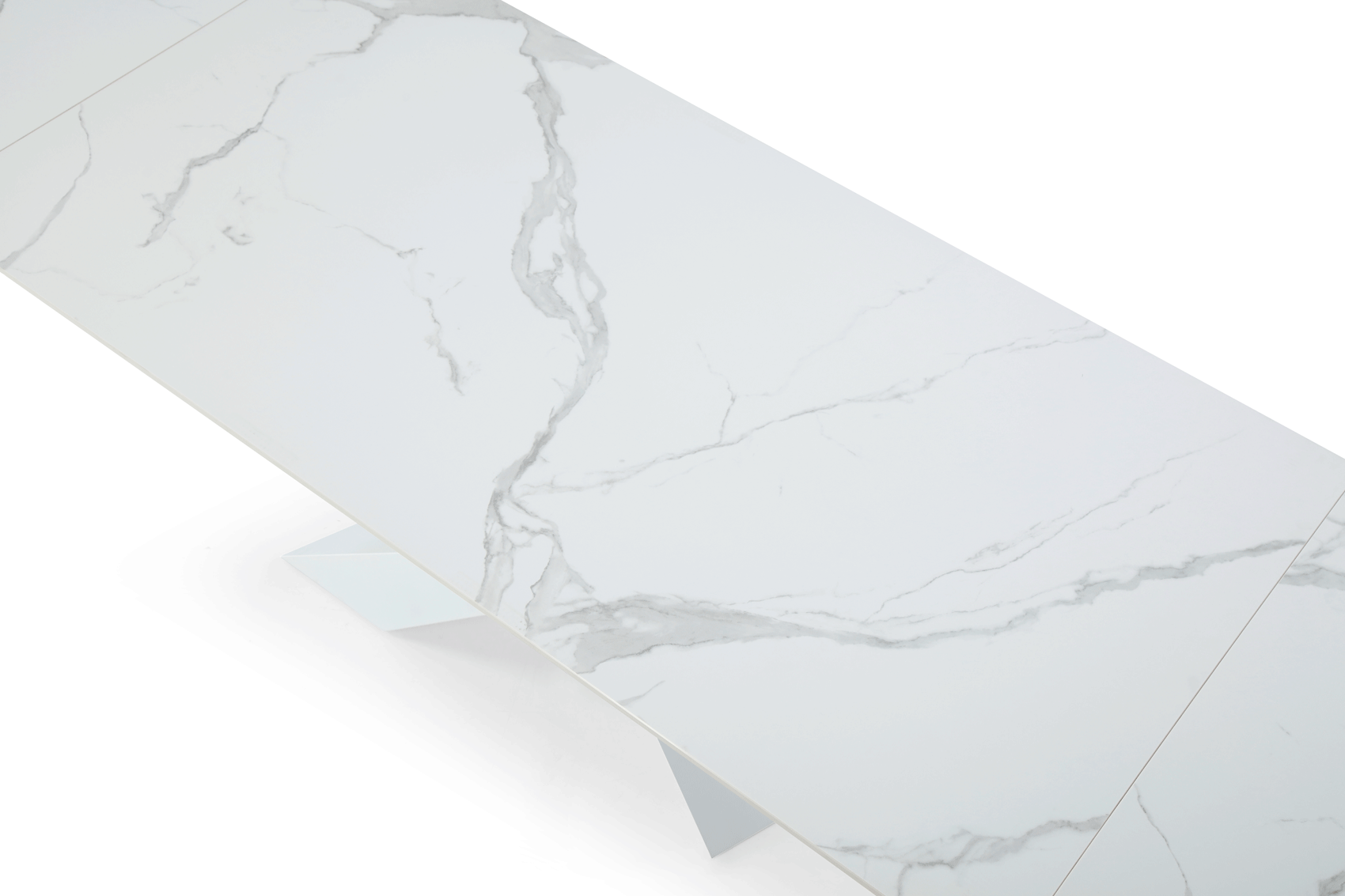 9113 White 71" Dining Table w/ext - Image 12