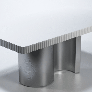 Wave Dining table w/ 2 Ext.