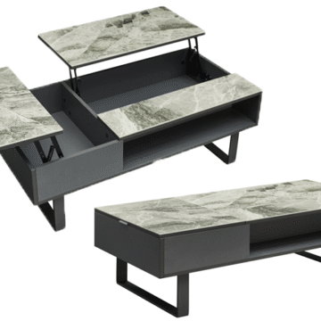 1388 Coffee Table w/ storage Grey