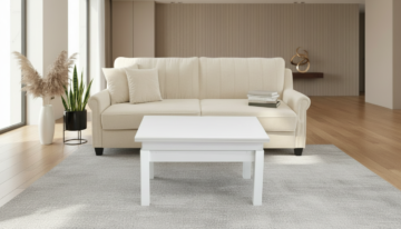 Cosmos Rectangular Transformer Table White