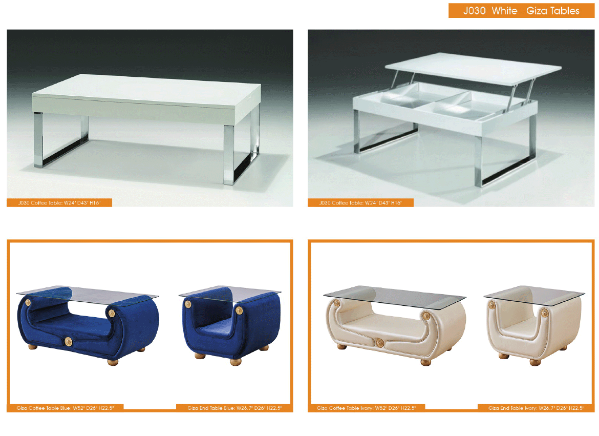 J030 White Coffee Table - Image 2