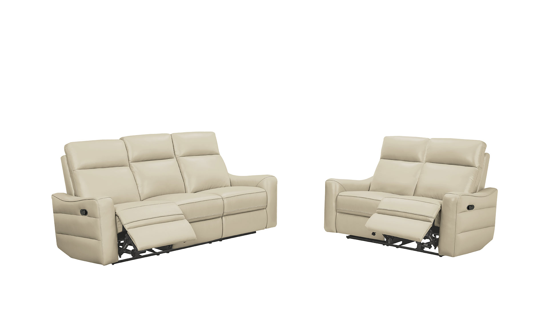 3517 Cream w/ manual recliners Group - Image 3