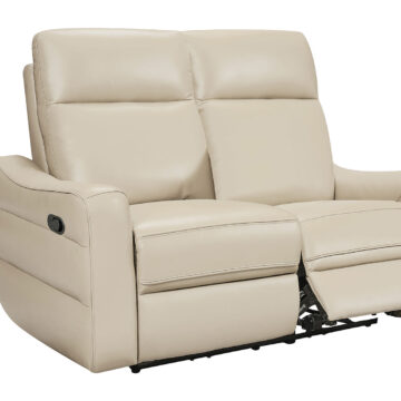 3517 Cream Loveseat w/ manual recliners