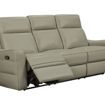 3517 Grey Sofa w/ manual recliners