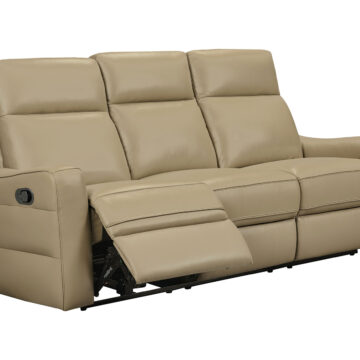 3517 Taupe Sofa w/ manual recliners
