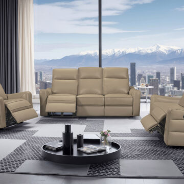 3517 Taupe w/ manual recliners Group