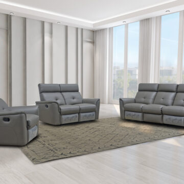 8501 Dark Grey w/Manual Recliner