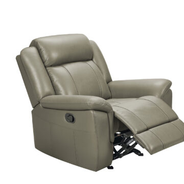9015 Grey Chair w/ manual recliner