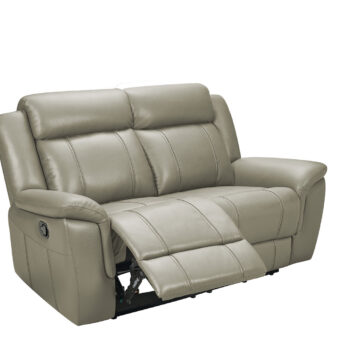 9015 Grey Loveseat w/ manual recliners