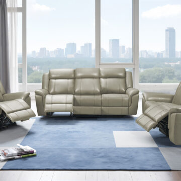 9015 Grey w/ manual recliner