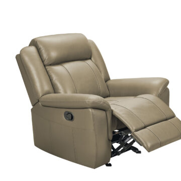 9015 Taupe Chair w/ manual recliner