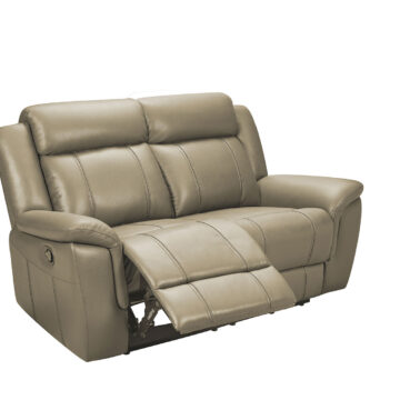 9015 Taupe Loveseat w/ manual recliner