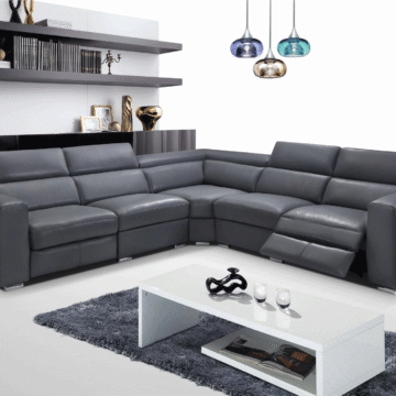 2919 Sectional w/ recliners