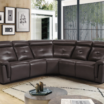 2937 Sectional w/ electric recliners