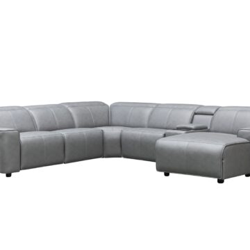 Gino Sectional Fabric w/power recliner