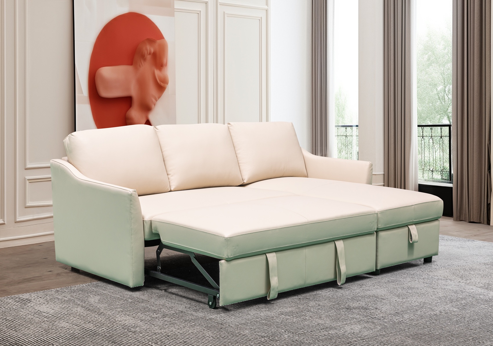 Zerax Sectional w/sleeper - Image 4