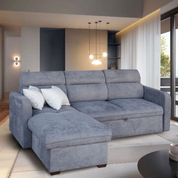 Candy sectional w/ bed & Storage