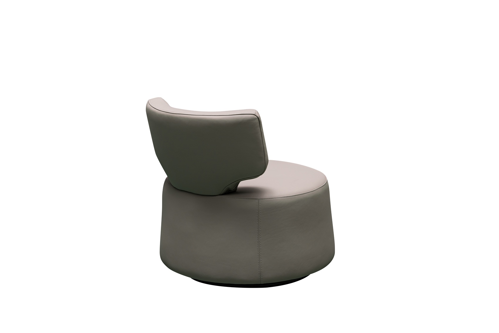 CN030 Swivel Chair Grey - Image 3