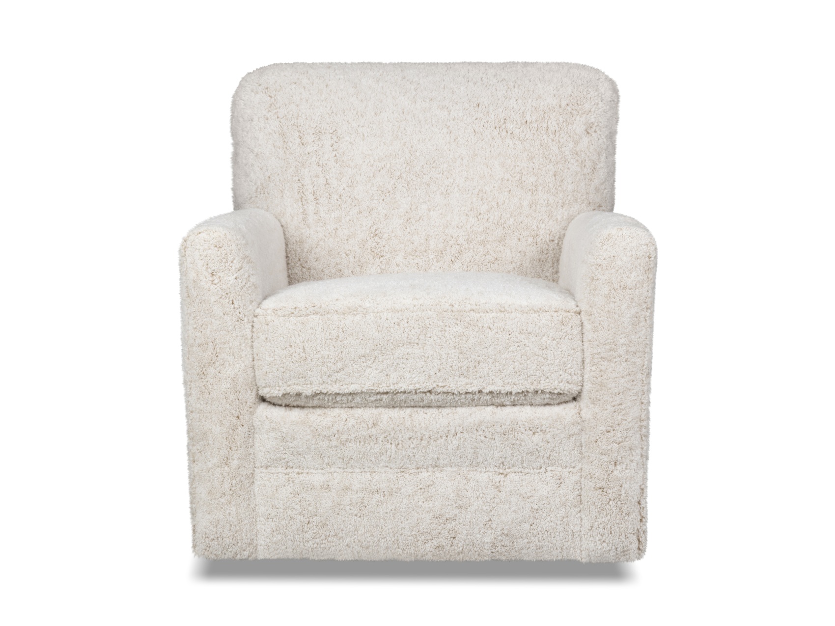 J2561 Fabric Swivel Accent Chair with Track Arm - Image 2